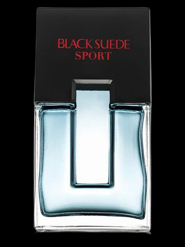 Black Suede Sport bottle