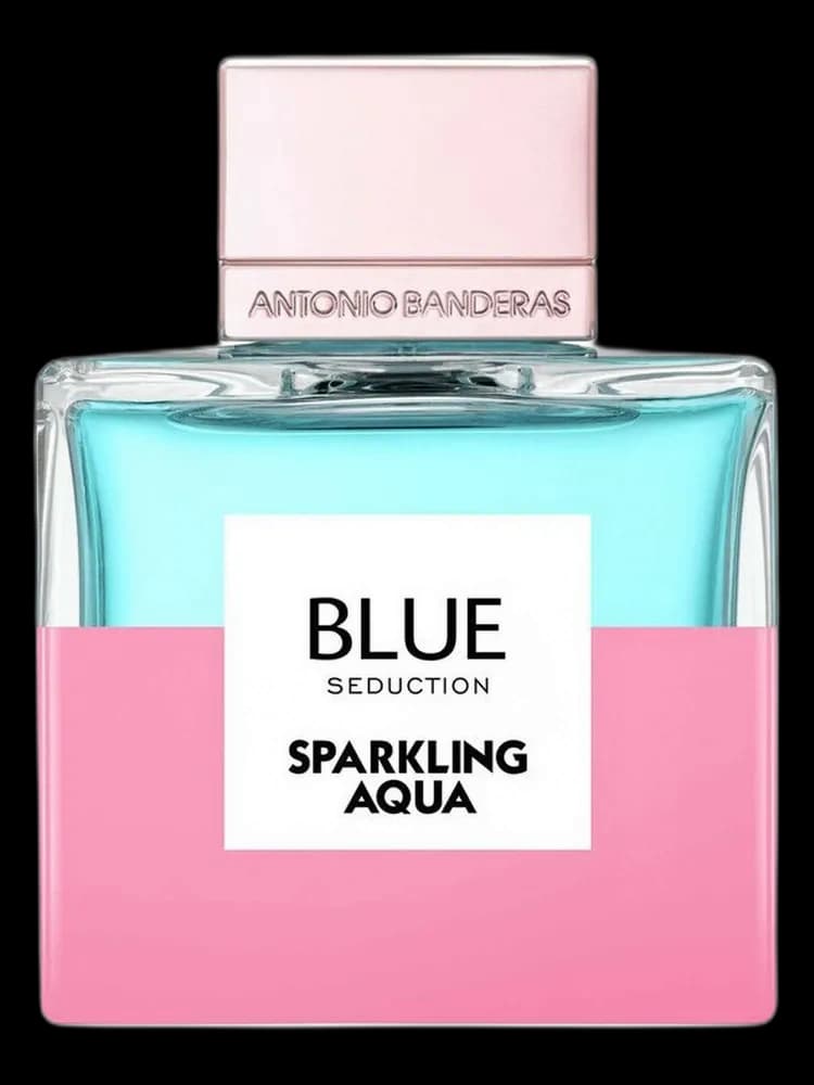 Blue Seduction Sparkling Aqua bottle