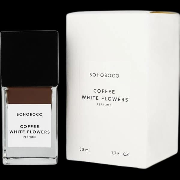 Coffee White Flowers bottle