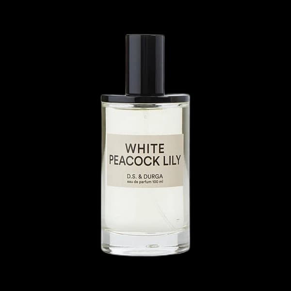 White Peacock Lily bottle
