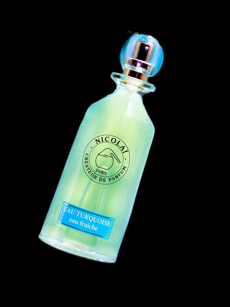 Eau Turquoise bottle
