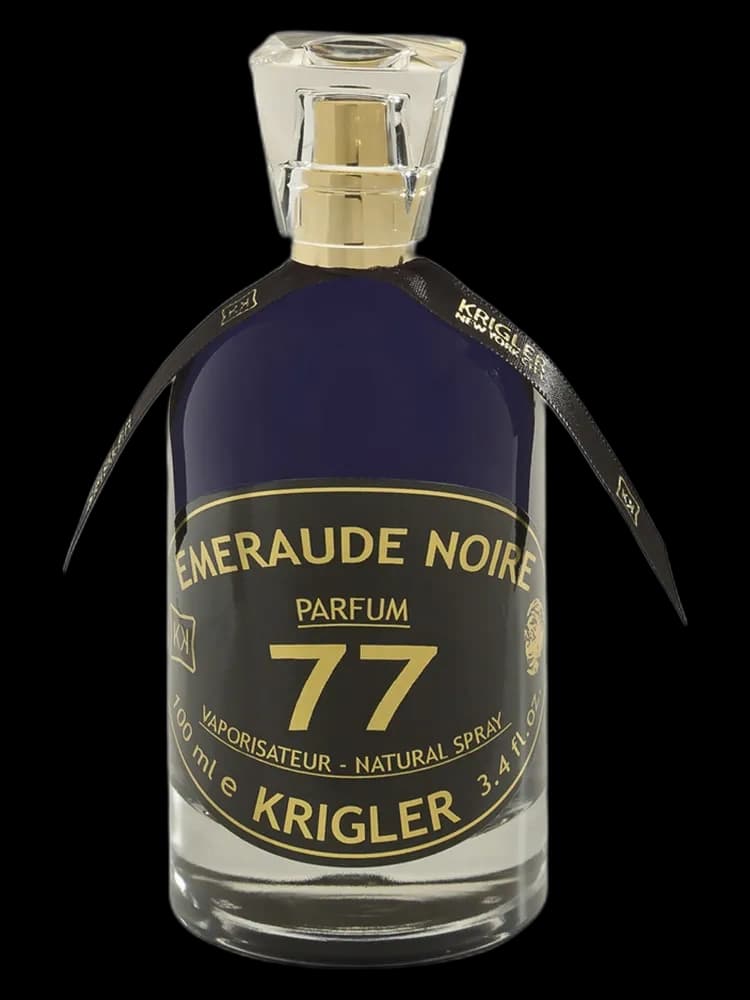 Emeraude Noire 77 bottle