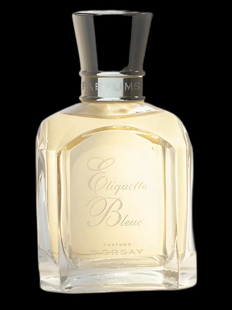 Etiquette Bleue bottle