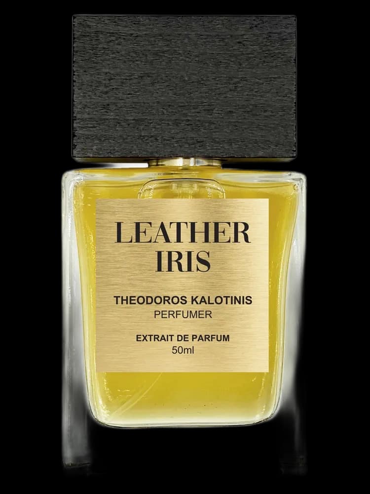 Leather Iris bottle
