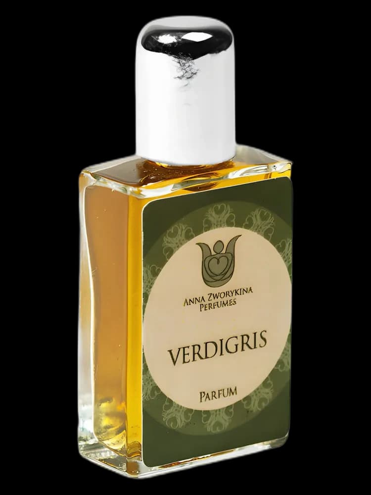 Verdigris bottle